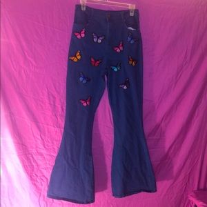 Butterfly Flared Jeans